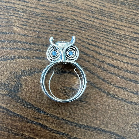 Owl Ring, Adjustable Ring - Picture 5 of 5